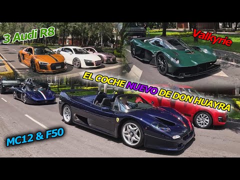 😱 El auto NUEVO de Don Huayra | Ferrari F50 Full Carbon en México