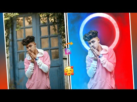 Ring Light Dual Tone Photo Editing | Ring Light Glowing Photo Editing in Picsart | Photo Editing