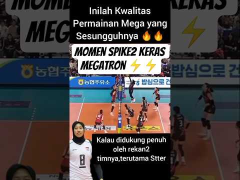 Spike Keras Megatron Guncang V-League Korea #shotrs #volleyball #korea