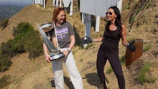 Hiking The Hollywood Sign With PWHL Champion Dominique Petrie!