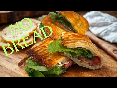 Super Low Carb (Keto) Sandwich Wraps