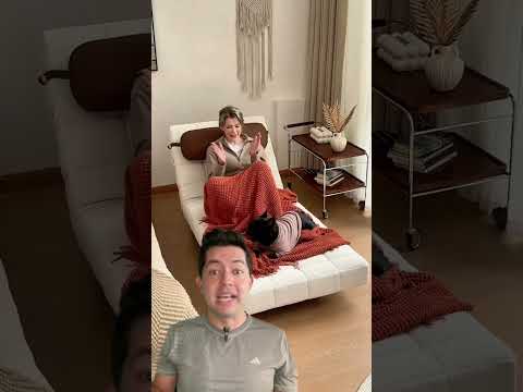 Sofa cama convertible.