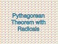 Radical Expressions and Square Roots