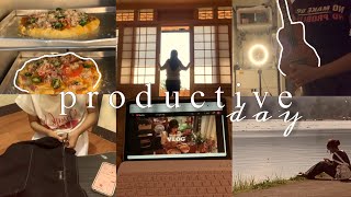 ᡣ𐭩 a day in my life real life "productive day" (work - do a hobby - craft - cook) #adayinmylife