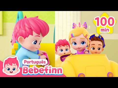 TOP 🚗💨 Corre Mais Rápido, Bebê Carro! | + Completo | Bebefinn em Português - Canções Infantis