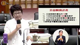 第2屆第8次定期大會農林部門業務質詢-市議員陳信瑜