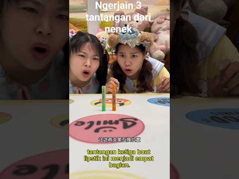 Riri dan Sasa berhasil ngerjain tantangan dari nenek #shorts #videolucu #dubbing #videokocak