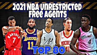 TOP 80 NBA Unrestricted Free Agents in 2021