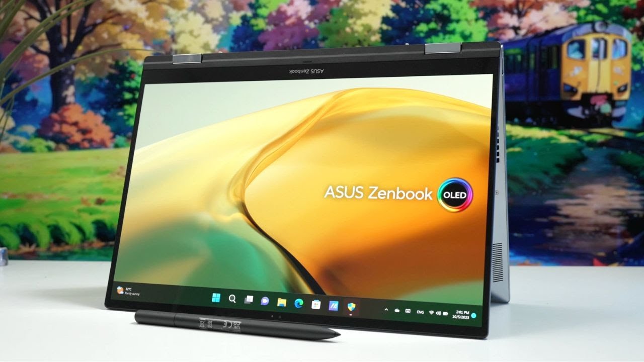 2023 ASUS Zenbook 14 Flip OLED Laptop, 14” OLED Touch Display, Intel Evo  Platform, Intel Core i5-1340P CPU, Intel Iris Xe Graphics, 16GB RAM, 512GB  SSD, Windows 11 Home, Foggy Silver, UP3404VA-DS54T-S 