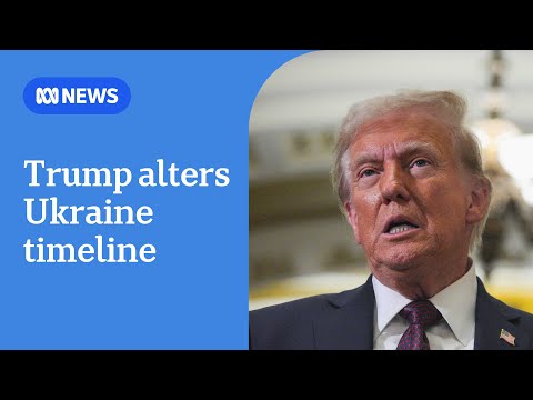 Trump backtracks on pledge to end Ukraine war within day | ABC News