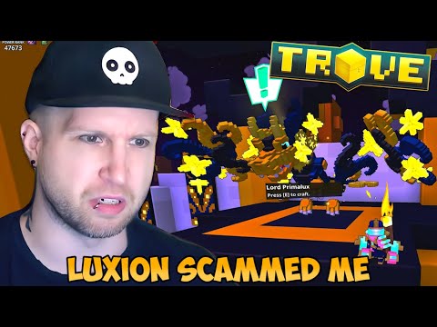 I FOUND A GAME BREAKING BUG WITH LUXION - Avoid doing this in Trove