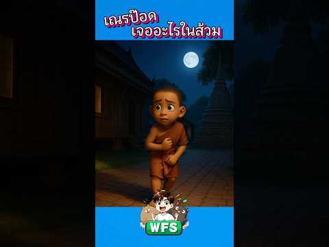 เณรป๊อดเจออะไรในส้วม #horror #cartoon #การ์ตูน #หลอน