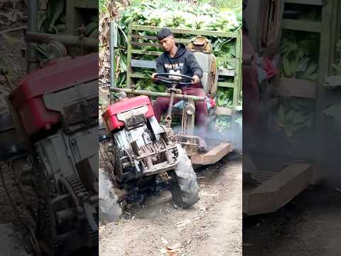 #shorts #shortvideo #prat 3 xe công nông 2 cầu chở chuối