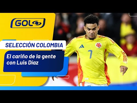 LUIS DÍAZ genera locura en CONCENTRACIÓN de Colombia; GRAN CARIÑO de la afición