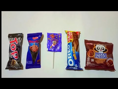 Satisfying video ASMR || Unpacking candy, biskuit chocolate, soft cake. Unboxing Video