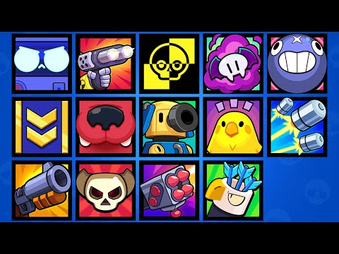 All New Profile Icons & Pins - Brawl Stars Update