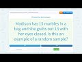 Identifying Sample Types: Representative, Random, and Biased