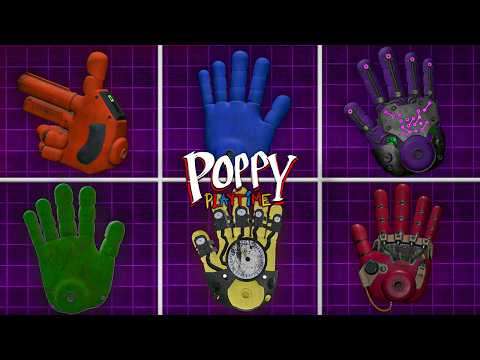 All Poppy Playtime Hands & Their Mechanics - Poppy Playtime: Chapter 1-4 GrabPack