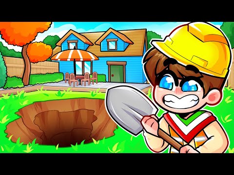 Hice un AGUJERO GIGANTE en mi JARDÍN 😲💰🏠 SILVIOGAMER en A GAME ABOUT DIGGING A HOLE