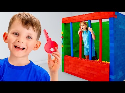 Ballon- und Schleim Retten Abenteuer | Sammlung von Videos für Kinder | Vania Mania DE