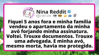 Fiquei 5 ANOS fora e minha família vendeu o APARTAMENTO da minha avó forjando MINHA assinatura...