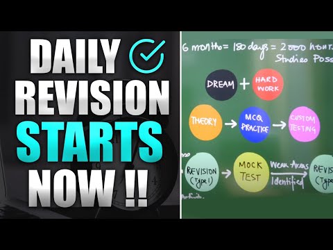 Daily Revision Starts NOW for NEET 2025!!!