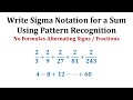 Understanding Sigma Notation