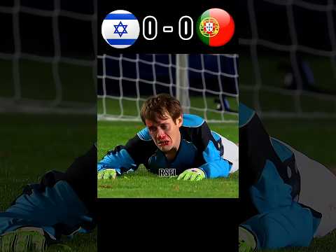 Greatest Goalkeeper off All Time Israel vs Portugal Imaginary🔥 penalty shootout #shorts #cr7
