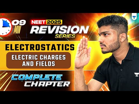 Master Electrostatics in 9 Minutes! Electric Charges & Fields | NEET 2025 | Jonathan Sir