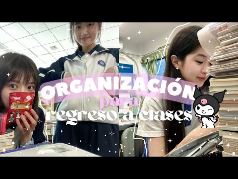 organización para la escuela de regreso a clases *ten todo a la mano* 🧸🎀