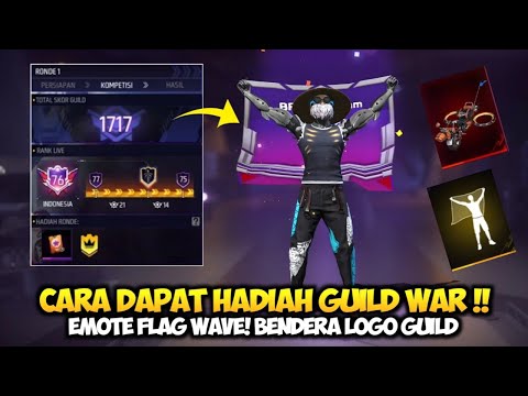 CARA MEDAPATKAN HADIAH SEASON GUILD EMOTE FLAG WAVE! OPEN MEMBER GUILD OTOMATIS