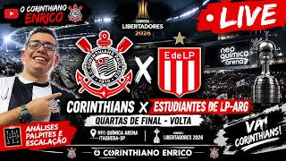 PRÉ-JOGO: CORINTHIANS X ESTUDIANTES DE LP(ARG) |  ANÁLISES PALPITES E ESCALAÇÃO