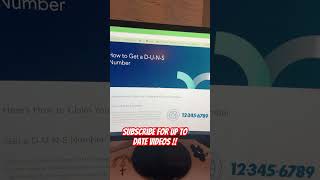 How to get your FREE Dunns Number 🤯‼️#dunandbradst #businesscredit