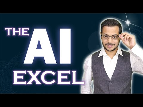 The AI Excel | AI with EXCEL can improve productivity