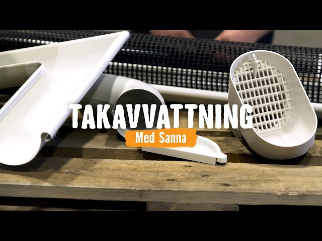 Så monterar du takavvattning på huset