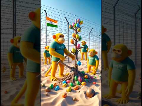 dadi's kinderjoy tree and Pakistani bandar #ai #ShorthouseAI