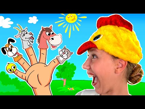 Five Finger Family Animals Song | Be Be Kids Songs