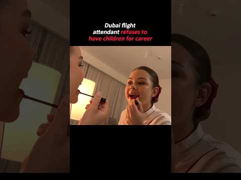 Dubai flight attendant refuses to have children#adayinmylife #daysofmylife