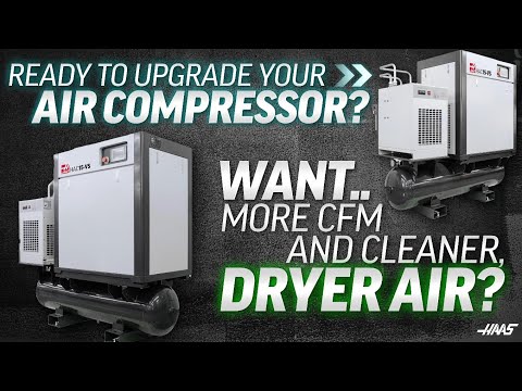 Haas Fixed-Speed and Variable-Speed Rotary Screw Air Compressors - Haas Automation, Inc.