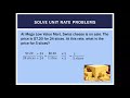 Unit Rate Problem Solving Challenge