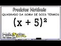 Notable Products and Square of Sum