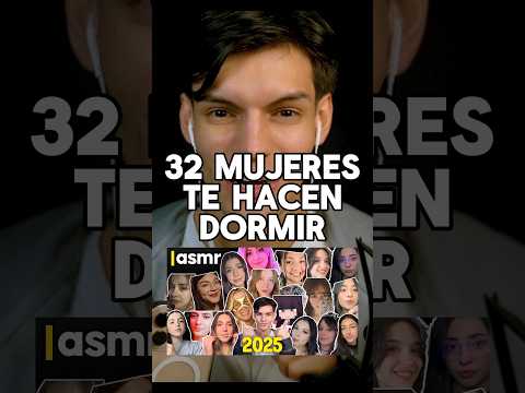 32 MUJERES TE HACEN DORMIR #asmr #shorts #asmrsounds