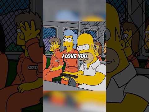 Homer SAVES HIS MOM ‼️#simpsons #shorts