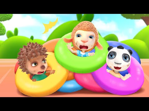 Funny Challenge for Kids | Kids Songs + More Nursery Rhymes | Dolly and Friends 3D