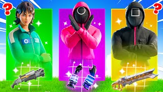BOSS SQUID GAME Aléatoire CHALLENGE Sur Fortnite !