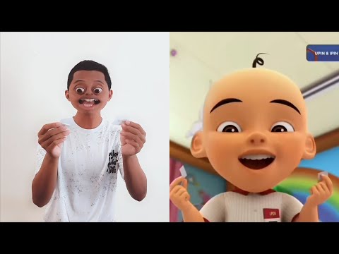 tiru upin ipin rumah hijau opah | kompilasi tiru aksi upin ipin