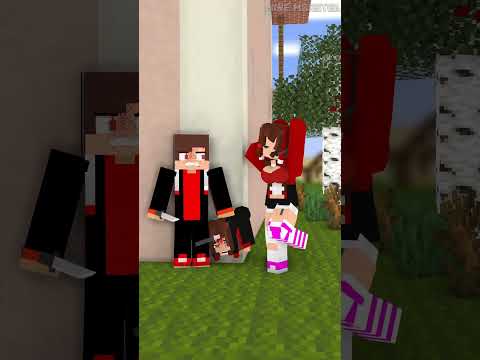 Time Flies so fast : Dark JJ and JJ's Sister - MAIZEN Minecraft Animation