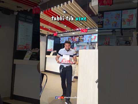 KFC's Last Order Decides What I Eat🍗🤔!! #challenge #reaction #food #foodie #foodchallenge #shorts
