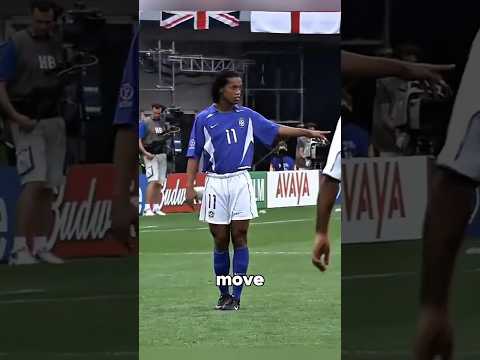 Ronaldinho's genius vs England. #football #soccer #messi #cr7 #ronaldo