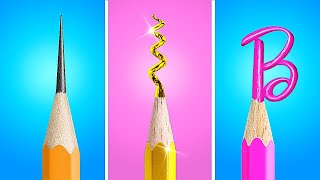 ART TRICKS AND DIY HACKS 💝 Cute Tiny School Supplies📦 Drawing With Pencil
